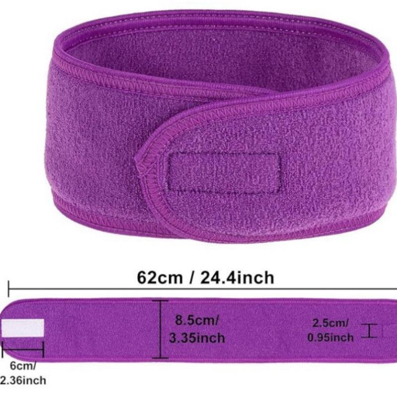 1 pièce enveloppement cosmétique lavage facial ajustable yoga femme serviette faciale bain bandeau cheveux maquillage bandeaux accessoires salon spa
