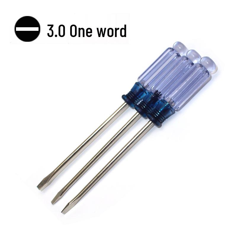 3mm Crystal Handle Transparent Mini Screwdriver for Electronics & Home Repair