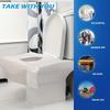 20/50pcs Disposable Toilet Mat Thickened Toilet Toilet Cover Cushion Paper Portable Travel Guest Room Extended Toilet Cover