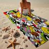 Cartoon rabbit Yellow Bird Beach Towel, Super Soft Microfiber, Gift for Her/Him, Birthday, for Pool, Beach, Travel, Home Decor Fan gifts