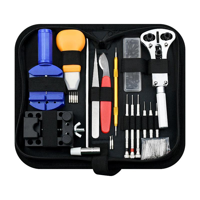 

Набор инструментов для ремонта часов из 147 предметов для разборки и замены батарейки