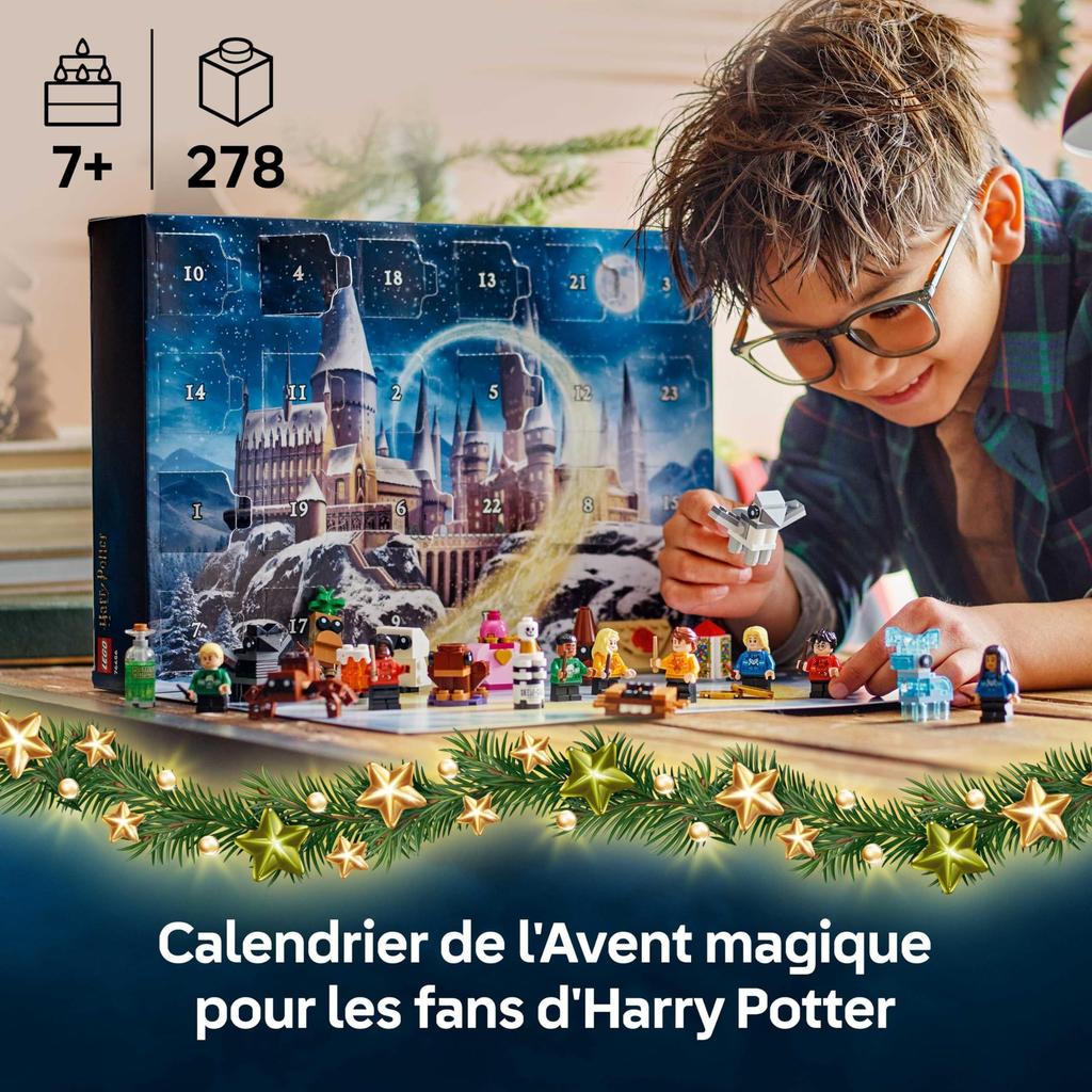 LEGO Harry Potter 76456 Le Calendrier De l’Avent 2025 - Jeu Avec 24 Surprises Dès 7 Ans