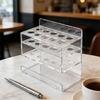 Double Layer Acrylic Whiteboard Marker Stand for 10 Pens And Eraser Classroom Conference Room Supplies