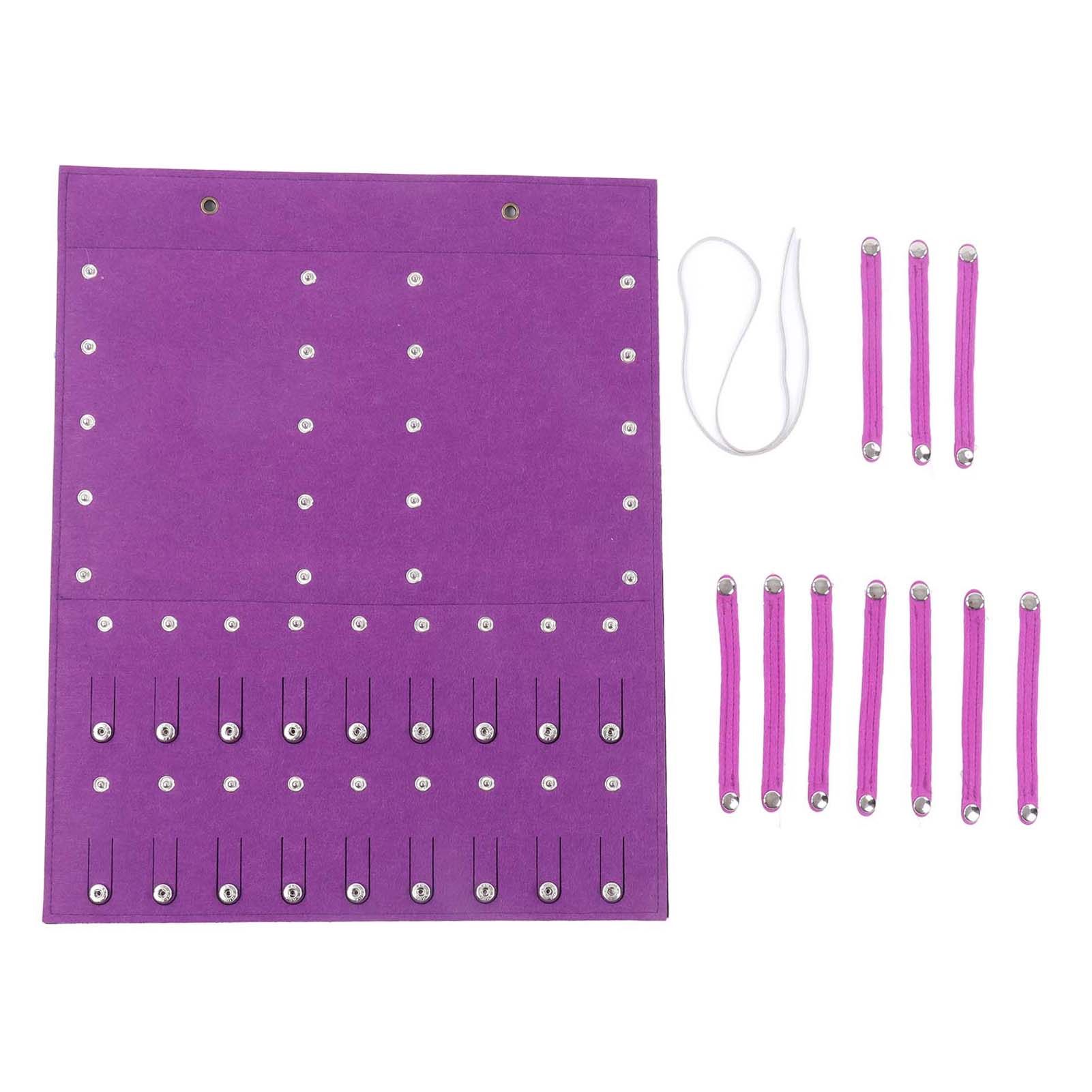 Hair Bow Storage Holder Girls Felt Wall Hanging Headband Holder   for Hair Clips Accessories