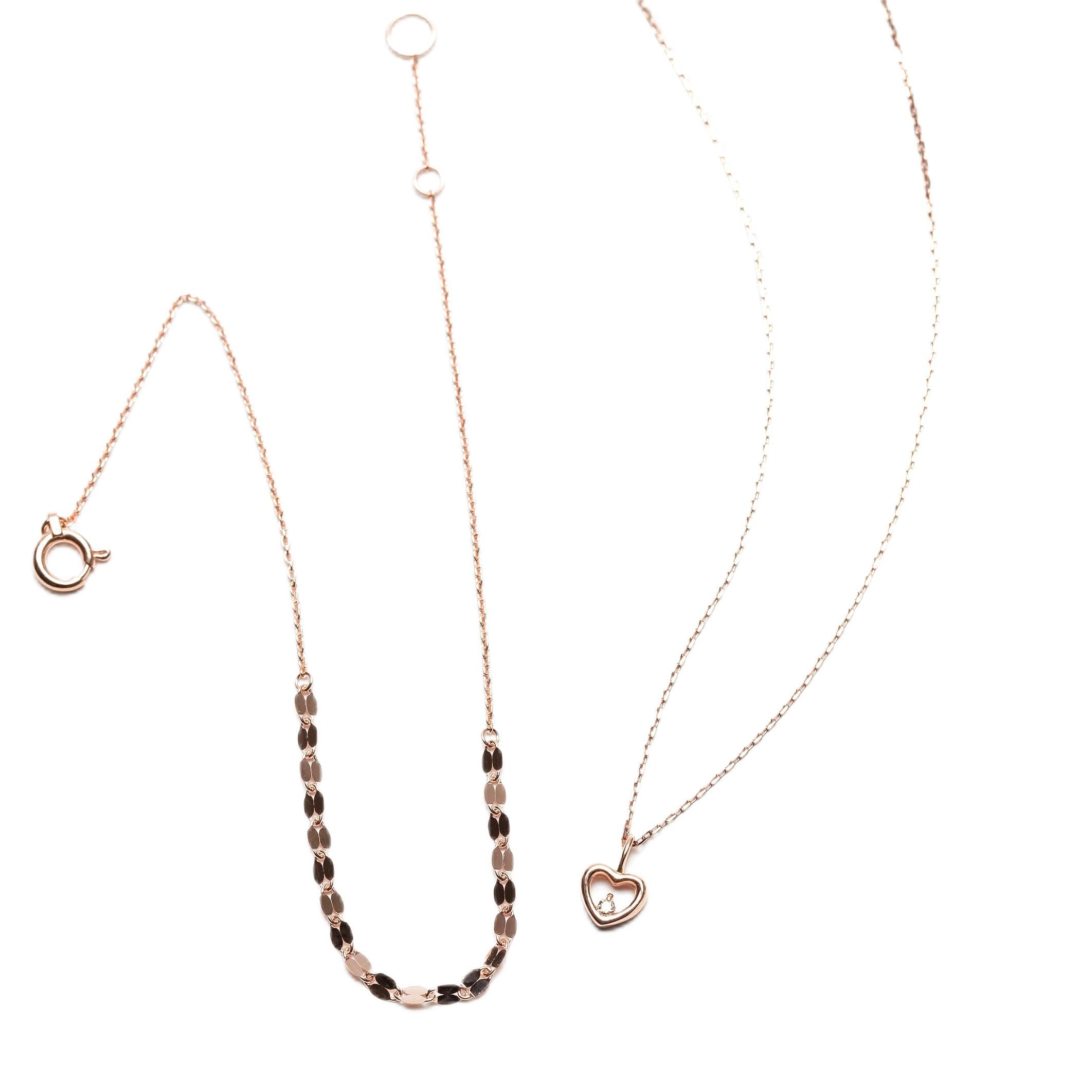 

[Bloom] [Official] [WEB Exclusive] HAPPY SET (10K Pink Gold Necklace & Bracelet Set) 0785-0011-0000-0000
