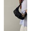 IELGY Ladies Underarm Bag All-Match Lazy Style Black Portable Croissant Bag