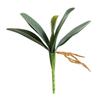 Artificial Orchid Phalaenopsis Leaves Potted Plant   Decor 1PC