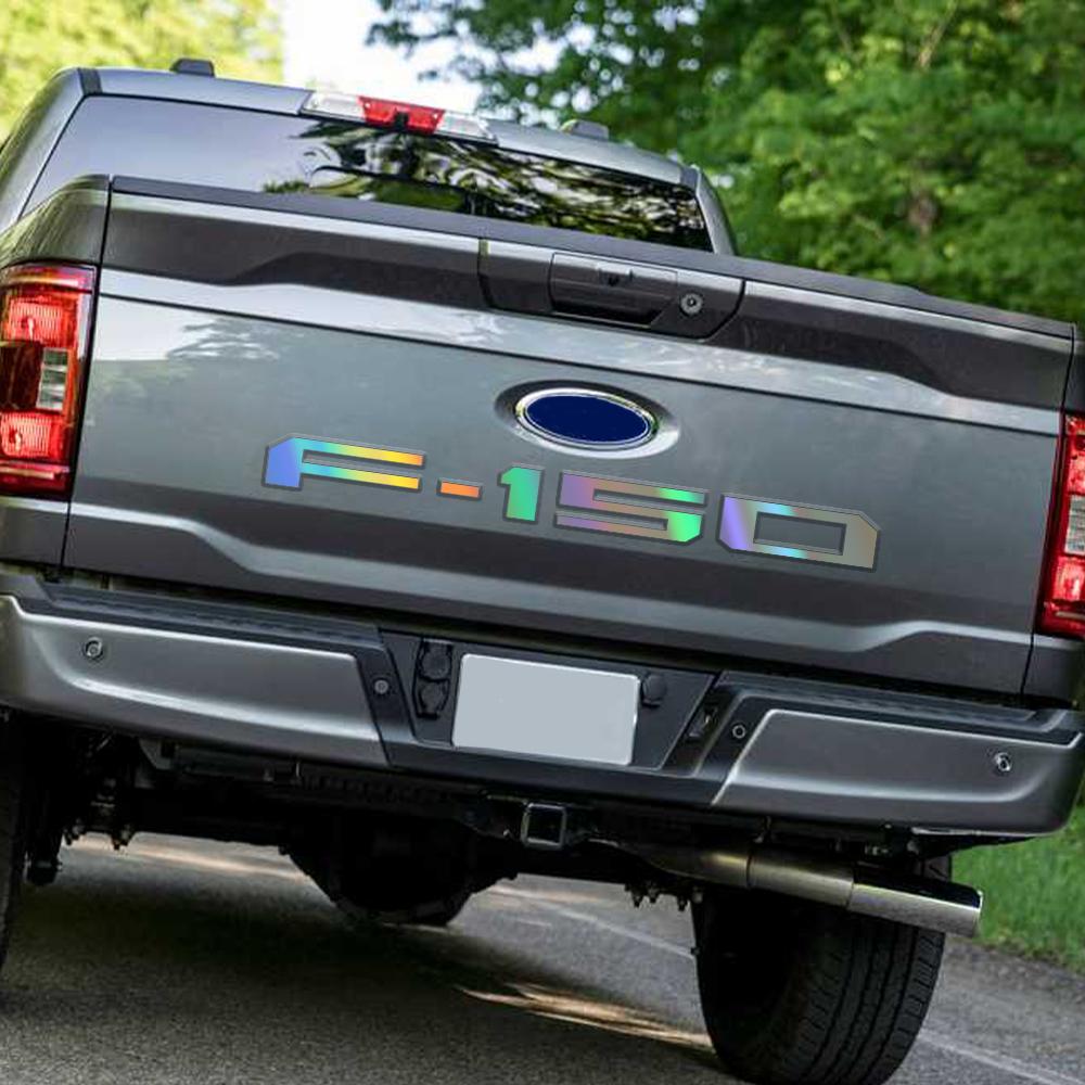 cjbkmg1 Pickup Tailgate Insert Indent Stickers For Ford F-150 2018-2020 Car Logo Decor Decals Vinyl Letter Cover Auto Tuning Accessories