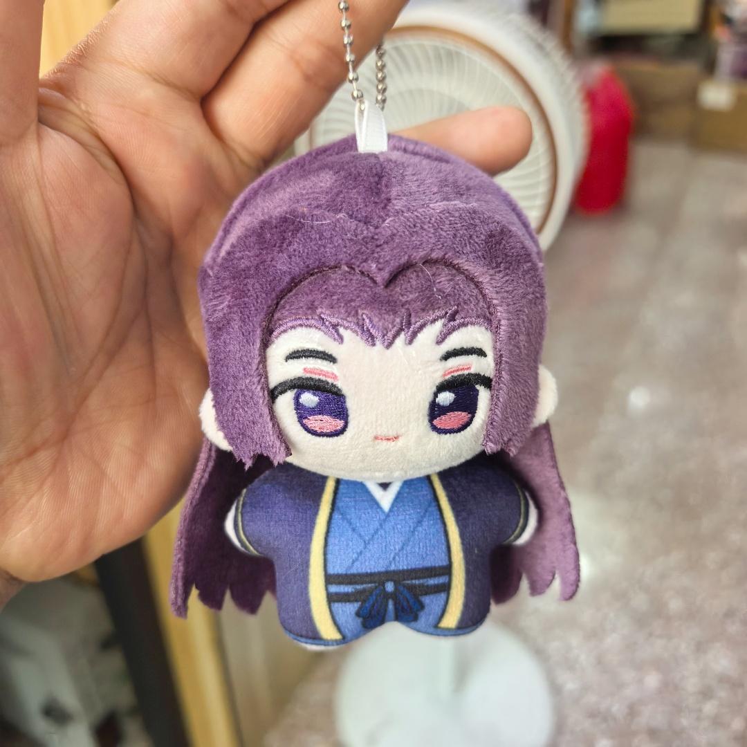 Neu Lustig Freude Anime Die Apothekerin Kusuriya no Hitorigoto Maomao Jinshi Tasche Schlüsselanhänger Stofftier Plüsch Anhänger Geschenke white