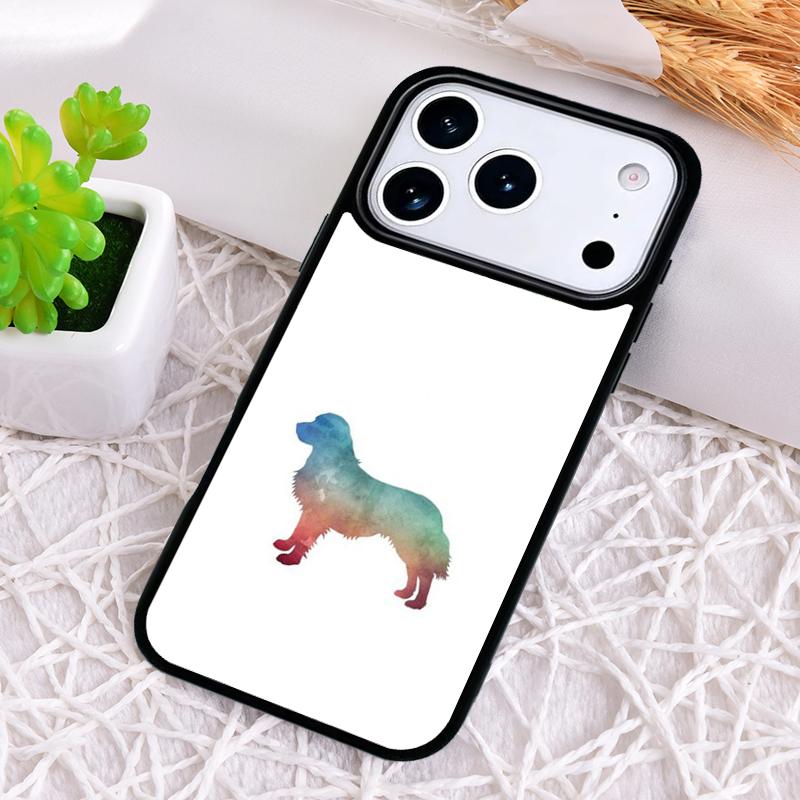 Cartoon Golden Retriever Dog Phone Case for iPhone 17 Air 16 15 11 12 14 13 Pro Max Shockproof Cover