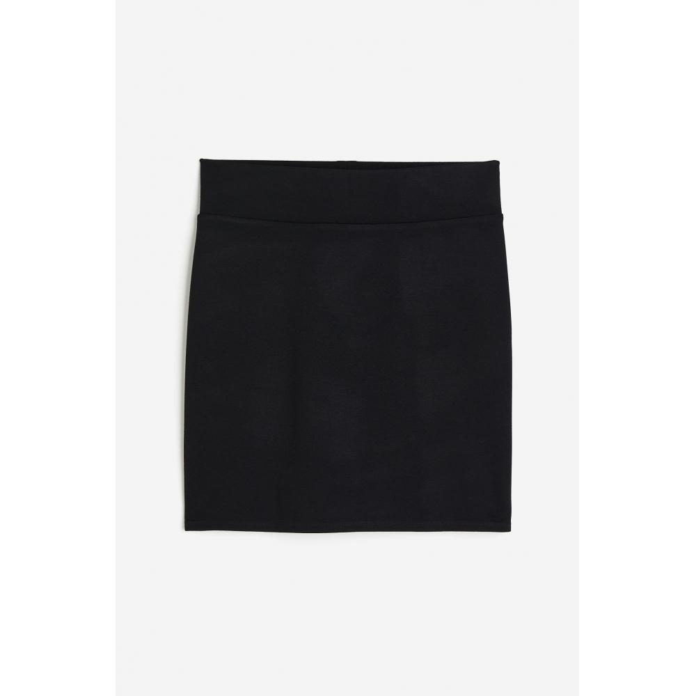 

H M jersey skirt black