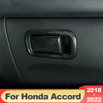 Voor Honda Accord X 10e 2018 2022 Hybride ABS Auto Bijrijder Handschoenenkastje Handvat Kom Deksel Sierlijst Accessoires