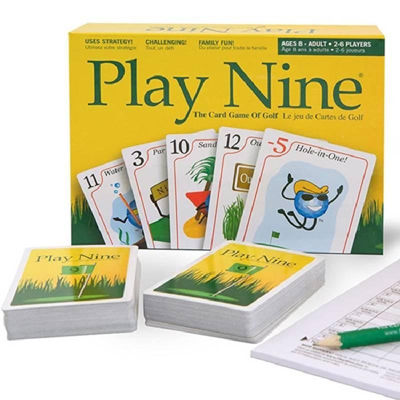 Play Nine Golf Card Golf Card Game For Family And Friends