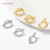 18K Gold Plated Shvenzy Earwires Fasteners,Brass Earring Fixtures,Earring Hooks Clasps Accessories,DIY Earring Making Supplies