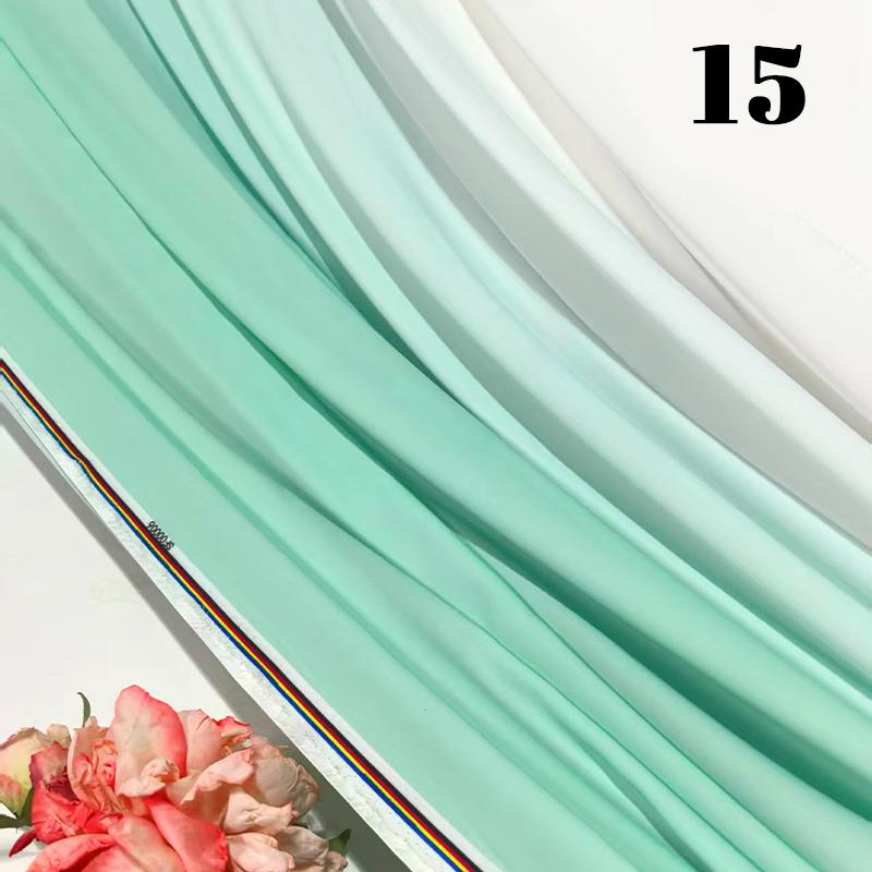 50cm Chiffon Gradient Fabric Hanfu Ancient Style Rainbow Gradient Fabric Stage Costume Design Skirt Dress DIY Sewing Material