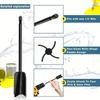 2PCS Epoxy Mixing Stick Paint Stirring Rod Putty Cement Paint Mixer Attachment With Drill Chuck For Epoxy Resin Latex Oil Paint