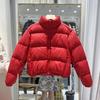 Short thickened down jacket women's winter stand-up collar small bread jacket white duck down European and American ins jacket women's tide