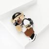 Cute Cartoon Acrylic Three-Dimensional Bear Brooch Personalized Creative Men'S And Women'S Clothing Corsage Jewelry Animal Pin