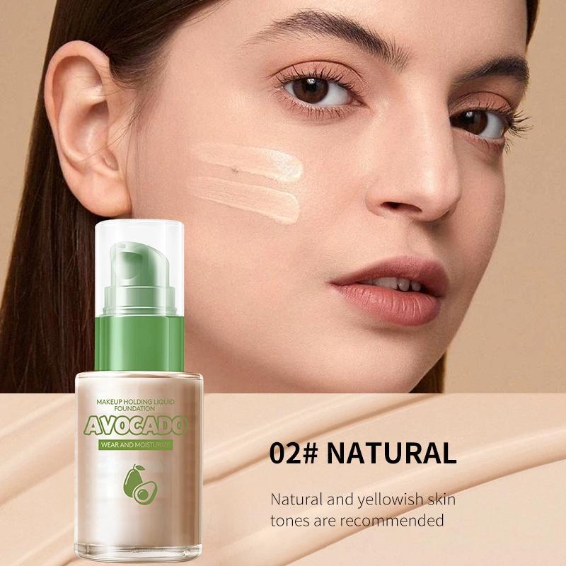 

Aocado Foundation Liquid Is Not Easy to Remove Makeup, Concealer, Oil Control, Sweat Prevention, Lasting Makeup, Brightening Skin Tone 02