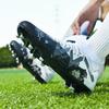 35-45 Men's High-top Large Size Football Shoes Long Nail Anti-slip Resistance TPR Artificial Captain Outdoor Youth Children Football Shoes