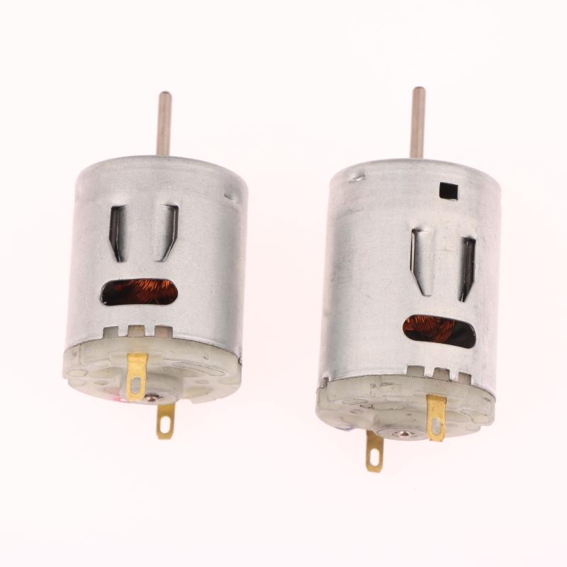 1 Stück Gleichstrommotor 12V 365 385 Hochgeschwindigkeit Kohlebürsten Elektromotor DIY Spielzeug Ventilator Mini Mikromotor für Haartrockner