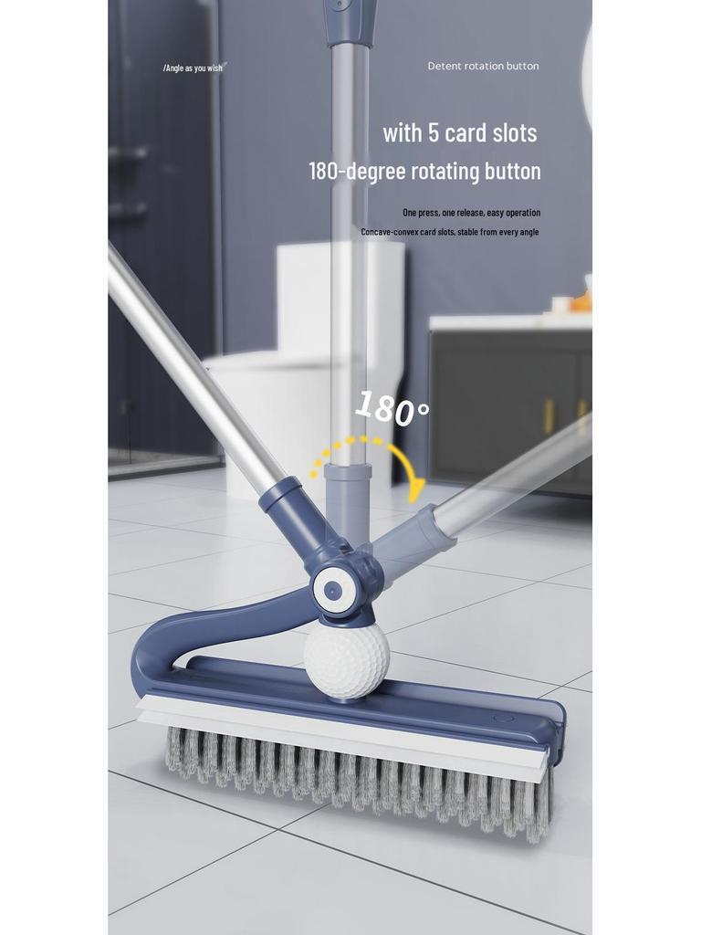 Multifunctional Golf and Bathroom Floor Crevice Scrubbing Brush