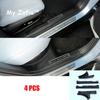 For BYD Seal EV 2023 2024 2025 Welcome Pedal Door Sill Scuff Threshold Carbon Fiber Guard Plate Anti-scratch Sticker Accessories
