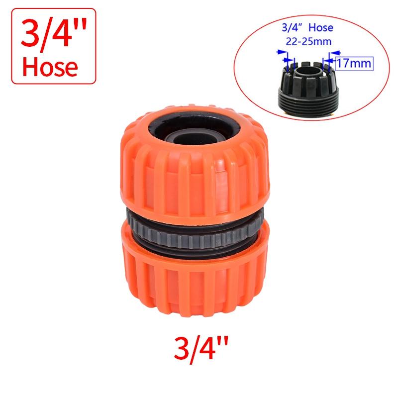 Hose Quick Connectors 1/2'' 3/4" Garden Quick Hose Connector for Garden Irrigation Water Pipe Extender Connector Accessories