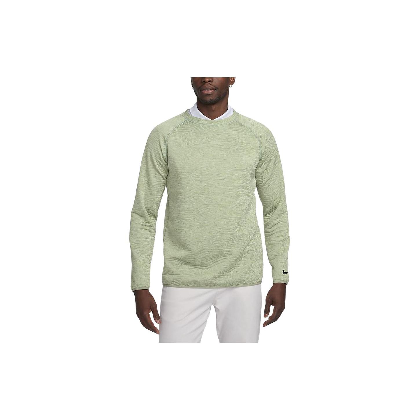 Nike Tour Solid Color Round Neck Casual Long Sleeve Sweatshirt Men sweatshirt Oil-Green FD5836-386 S