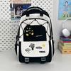 Schoolbag Large capacity schoolbag Female high value versatile high school student embroidery backpack Mori style cute junior high school student
