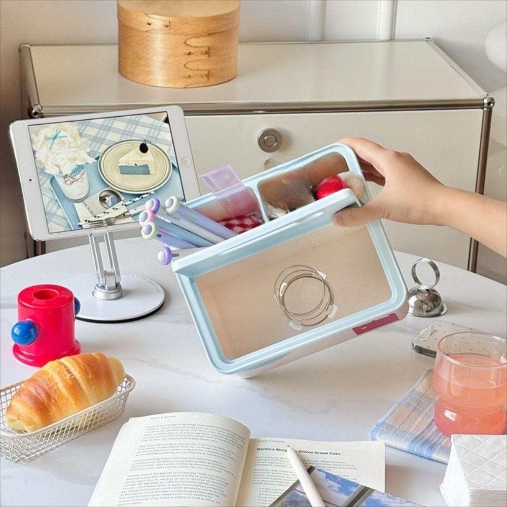 Big Capacity Tissue Storage Box House Shape Desktop Storage Holder Tissue Paper Box Desktop