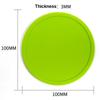 Modern Minimalist Solid Color Silicone Coaster Anti Slip & Anti Scalding Home Use Insulated Coaster with Circular Design