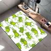 Happy Playful Frogs Pattern Carpet Yoga Living Room Room Decor Children's Crawling Mat Doormat Area Rug Games Mat