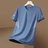 Men's Quick-Dry Ice Silk Short-Sleeve T-Shirt: 2024 Summer Collection