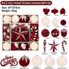 Holiday Hanging Ornaments Sturdy Plastic Christmas Ornaments Candy Cane Ornament Reusable Flocked Christmas Ornament Set