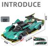 1/24 Aston Martin Valkyrie Spider Supercar Alloy Car Model Sound and Light Pull Back Children's Toy Collectibles Birthday Gift