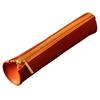 Am De Mas Round Pen Tochigi Genuine Made In Fits Fountain Orange Case, Leather, Leather, Japan, Cylindrical, Pens, Simple, Handmade, PC-020,
