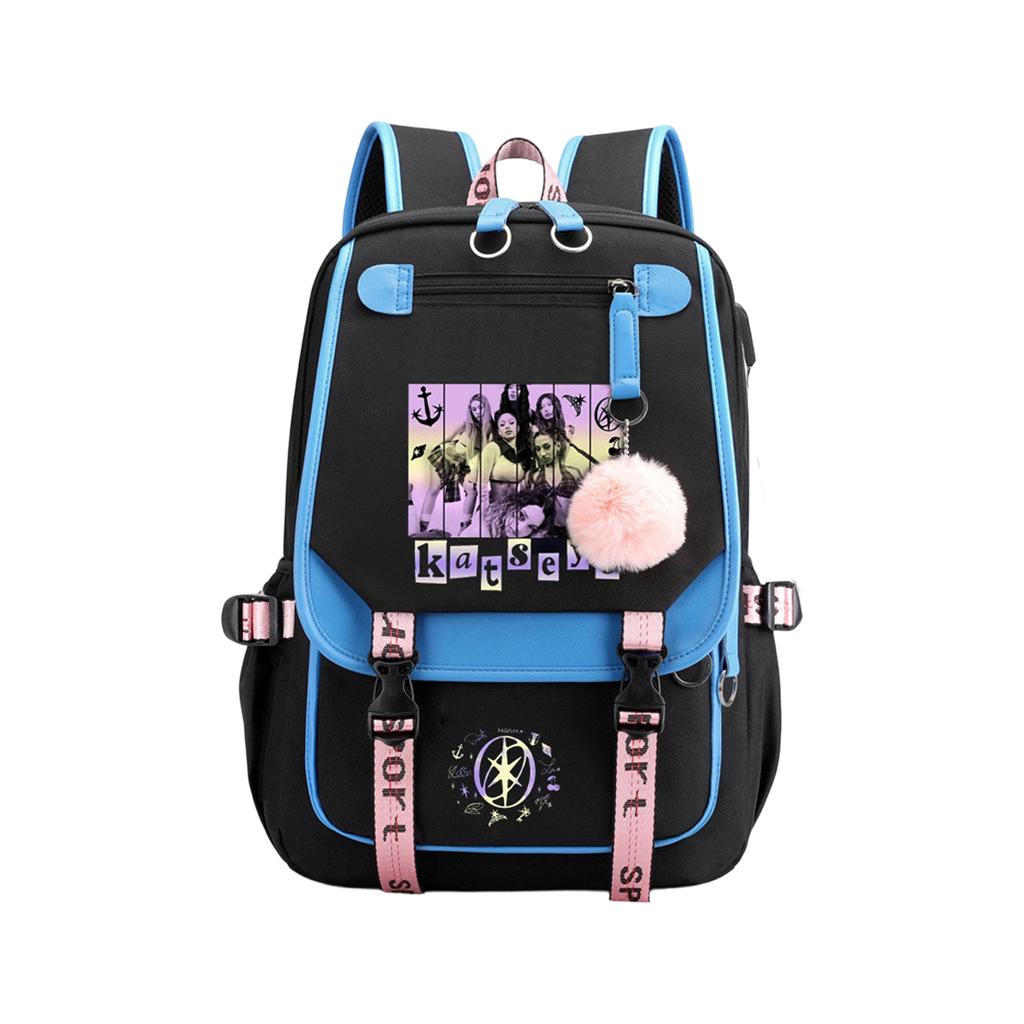 Korean Girl Group Printed School Bags For Primary And Secondary School Students