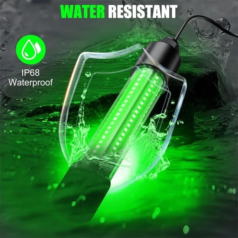 Fishing Lure Lights for Makita/Dewalt/Milwaukee 18V Battery  IP68 Waterproof Underwater Fishing Light Night Fishing Green Light