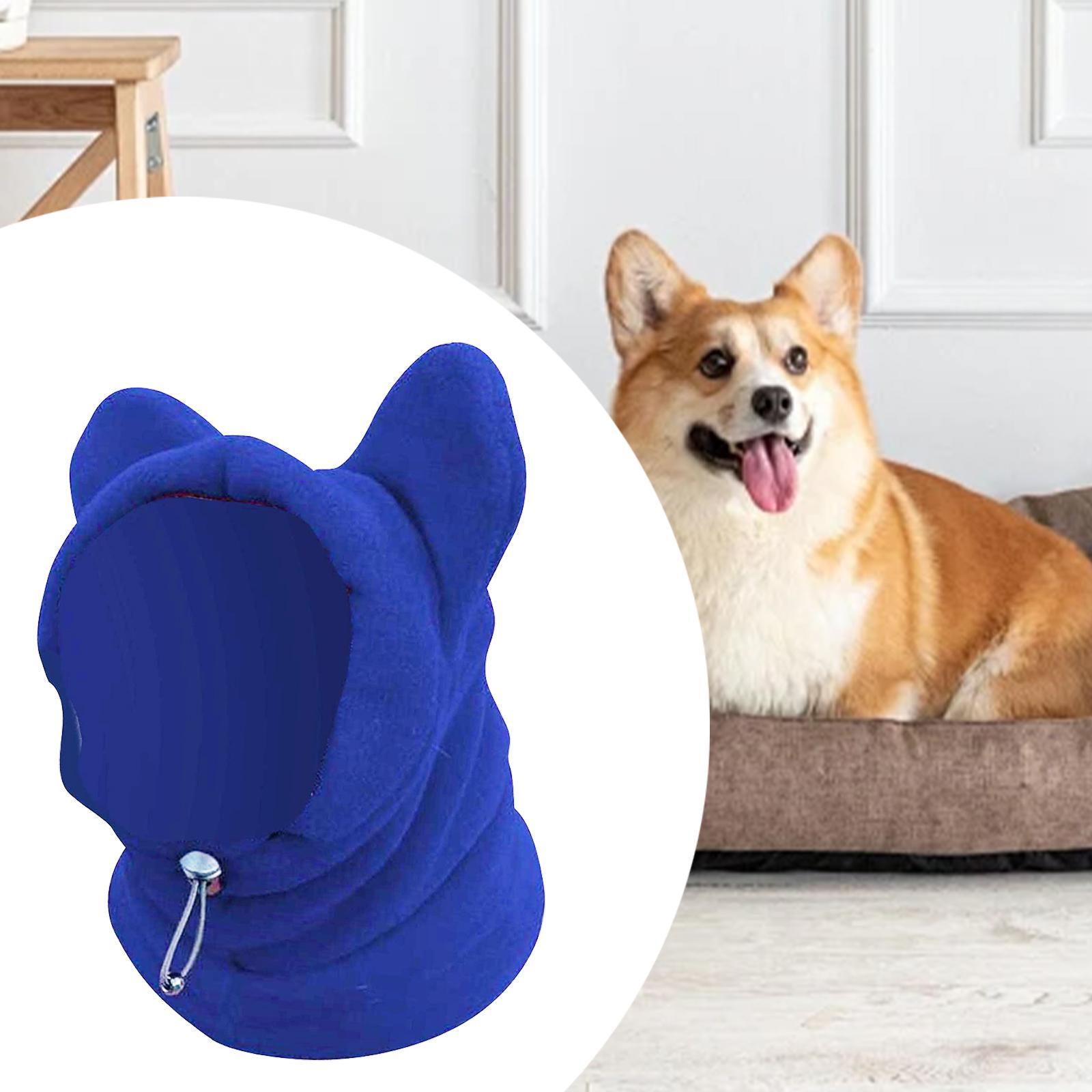 Pet Winter Hat Adjustable Thickened Ears Wrap for Small Animal Kitten Puppy S