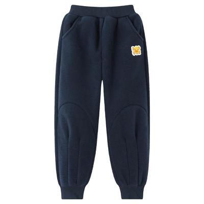 B.Duck Fleece-Lined Boys' Winter Sweatpants