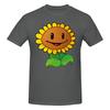 Divertente Piante contro Zombie Girasole Unisexs Maglietta Stampata Unisex T Shirtestate