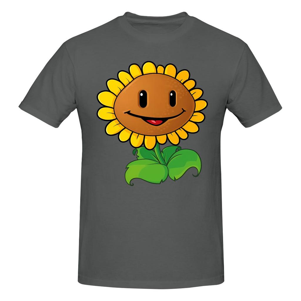 Divertente Piante contro Zombie Girasole Unisexs Maglietta Stampata Unisex T Shirtestate