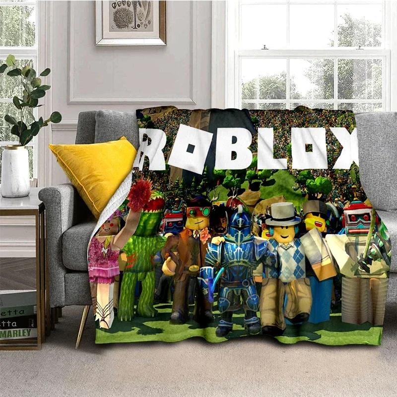 2025 New Style R-Robloxs Cartoon Game Gamer Soft Blankets,Keep Warm Throw Blanket Comfortable Blanket for Beds Sofa Home Bedroom