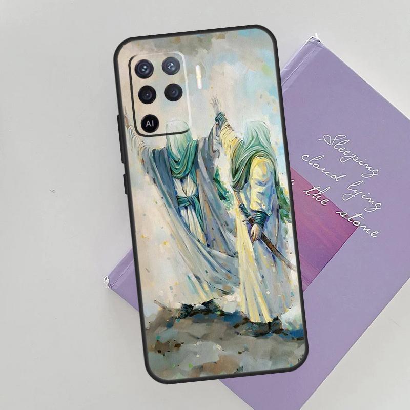 Islam Shia Imam Ali Hussain Phone Case For Oppo A54 A74 A94 A15 A16 A17 A52 A72 A76 A96 A57 A58 A78 A98 A53S Cover Case
