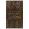 Wall Mounted Nightstands 2 pcs Smoked Oak