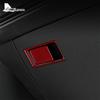 Real Soft Carbon Fiber Sticker For Volkswagen VW Golf 8 MK8 2020 2021 2022 2023 Co-Pilot Handle Frame Interior Trim Accessories