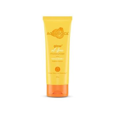 Aqualogica Glow+ Bezolejový hydratační krém s papájou a vitamínem C | Hydratuje pro zvýraznění jasu a textury | Kontroluje nadměrný maz | 100 g