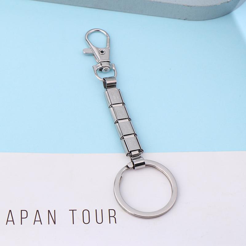 

Simple Removable Modules Key Chain Charm Link Making Diy Accessory Gift For Women Men серебряный