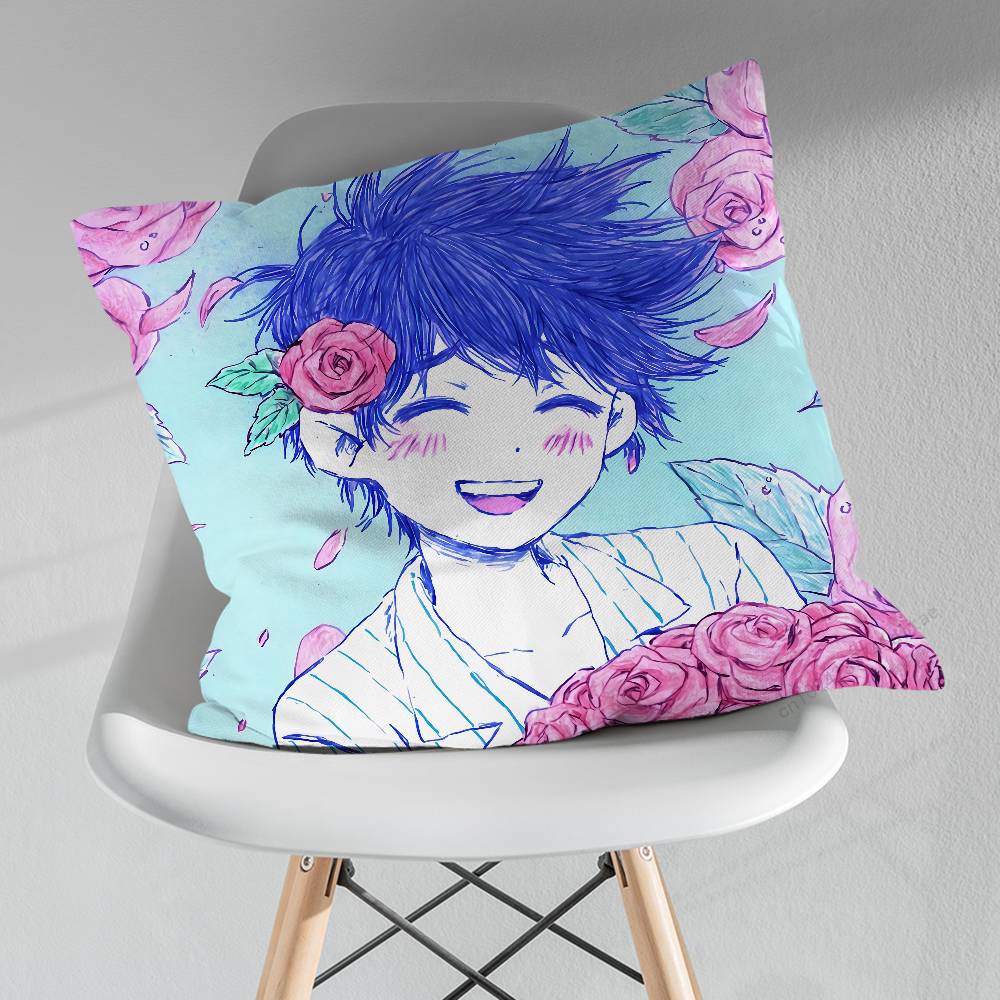 Game OOmori RPG Art Various Sizes Square Pillow Case For Car Home Bedchamber Decor Birthday Gift